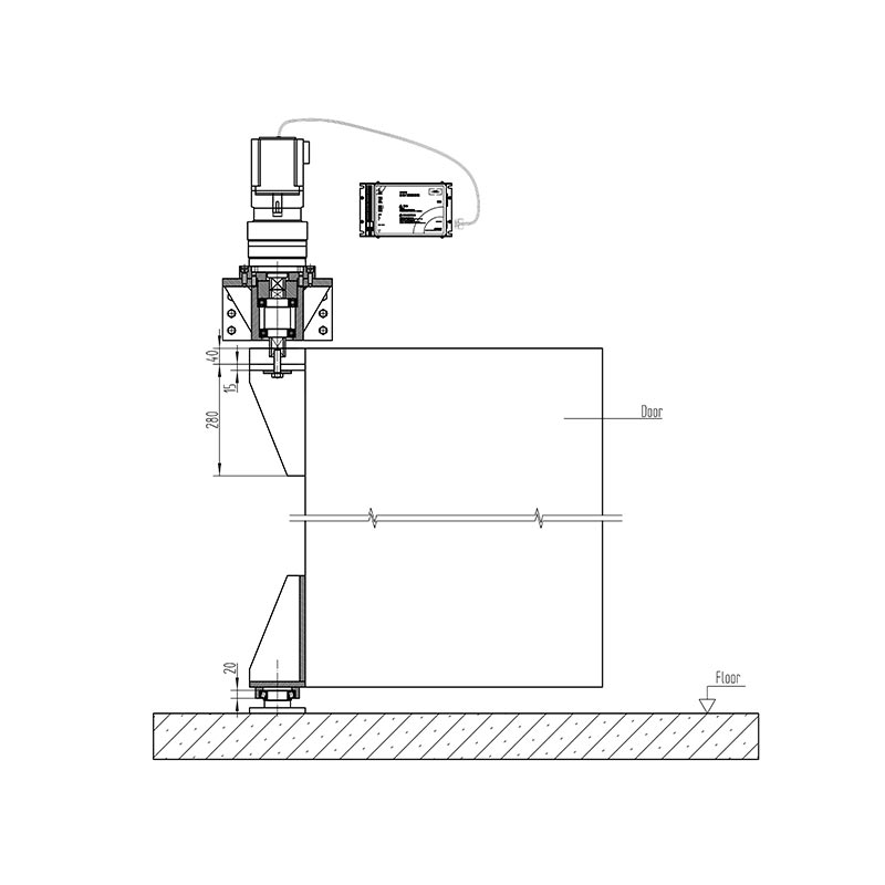 3000 kg automātiskais šūpoļu operators
